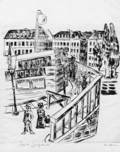 Puinen silta tekijältä Max Beckmann