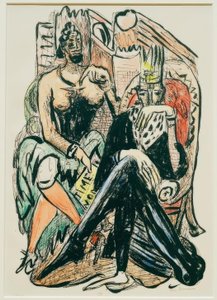 Kuningas ja demagogi tekijältä Max Beckmann