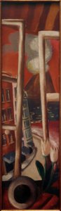 Maisema Vesuviuksen kanssa tekijältä Max Beckmann