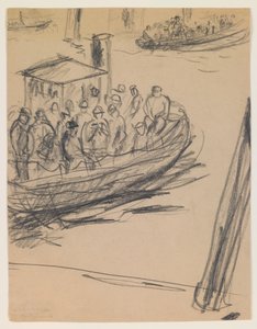 Longboat ja Longshoremen tekijältä Max Beckmann