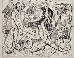 Malepatrus, Max Beckmann (1884-1950), litografia. Saksa, 1900-luku. tekijältä Max Beckmann