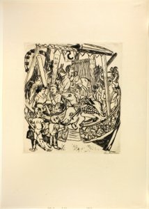 Merry-Go-Round, levy seitsemän Jahrmarktilta tekijältä Max Beckmann