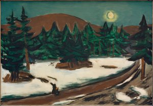 Kuumaisema vuorilla lumen kanssa tekijältä Max Beckmann