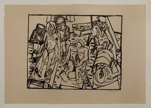 ruumishuone tekijältä Max Beckmann