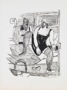Aamu, levy 11 portfoliosta "Päivä ja unelma" tekijältä Max Beckmann
