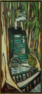 Mylly Eucalyptus Forestissa (Mills College) tekijältä Max Beckmann