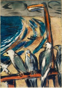 Lokit myrskyssä tekijältä Max Beckmann