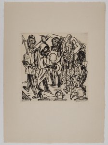 ”Musta tanssi” tekijältä Max Beckmann