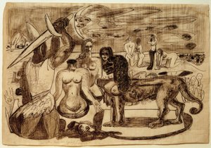 Perseus (Hercules) viimeinen tehtävä tekijältä Max Beckmann