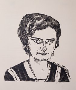 Rouva HM:n muotokuva (Naila) tekijältä Max Beckmann