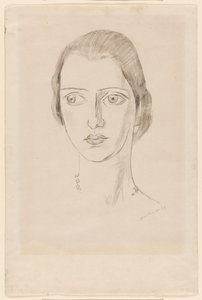 Marie-Louise von Motesiczkyn muotokuva tekijältä Max Beckmann