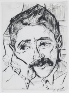 Walter Carlin muotokuva tekijältä Max Beckmann