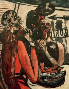 Prunier (Im Restaurant Prunier, Pariisi) tekijältä Max Beckmann