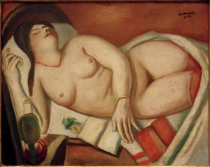 Nukkumassa tekijältä Max Beckmann