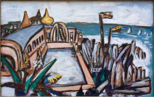 Cap Martinin uima-allas tekijältä Max Beckmann