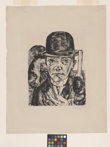 Omakuva Bowler Hatissa tekijältä Max Beckmann