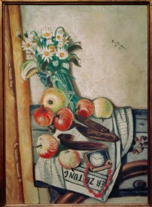 Asetelma koiranputkeen tekijältä Max Beckmann