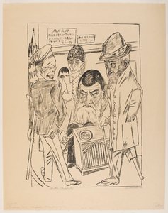 The Beggars, levy 7 sarjasta "Trip to Berlin 1922" tekijältä Max Beckmann