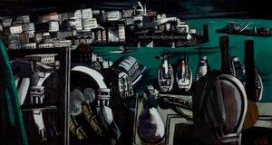 Genovan satama tekijältä Max Beckmann