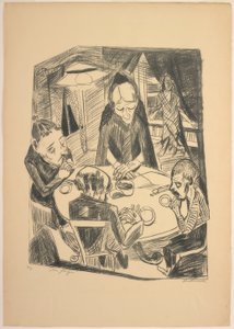Nälkä, levy viisi Die Höllestä tekijältä Max Beckmann