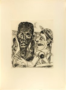 Negro, levy kuusi Jahrmarktista tekijältä Max Beckmann