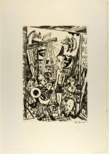 The Tall Man, levy viisi Jahrmarktilta tekijältä Max Beckmann