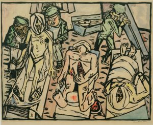 Totenhaus tekijältä Max Beckmann