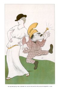 Herra Rudyard Kipling viettää kukkivan päivän räjäytyspaikalla... 1904.