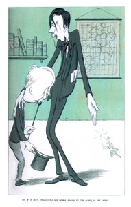 herra WB Yeats, esittelee herra George Mooren keijujen kuningattarelle, 1904