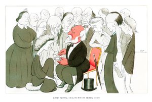 Robert Browning, Juo teetä Browning Societyn kanssa, 1904.