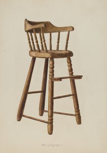 Vauvan syöttötuoli, 1938. tekijältä Max Fernekes
