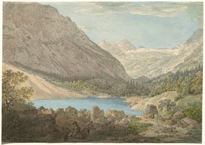 "Sininen allas" Rein-laaksossa lähellä Garmischia