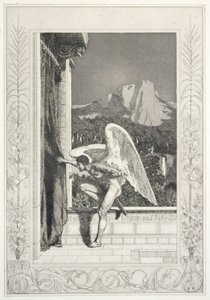 ”Amorin saapuminen”, levy 12 sarjasta ”Cupid ja Psyche: Opus V” tekijältä Max Klinger