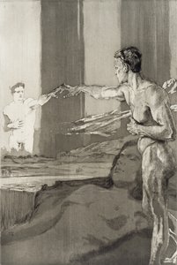 Der philosophe (Filosofi), numero 3 tekijältä Max Klinger