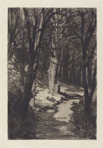 Im Walde (metsässä) tekijältä Max Klinger