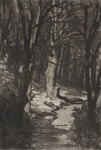 ”Im Walde” (Metsässä), teoksesta Dramen Opus IX (Draamat) tekijältä Max Klinger