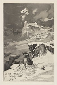 Intermezzi, Opus IV, Bl. 5: Kentaureiden taisteleminen tekijältä Max Klinger