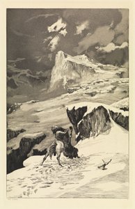 Taistelevat kentaurit (Intermezzi, opus IV, taulu 5) tekijältä Max Klinger