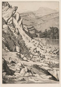 Maanvyörymä Opus IV, 6, 1881. tekijältä Max Klinger