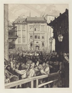 Märztage I Maaliskuun päivät I, 1883. tekijältä Max Klinger