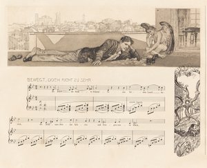 Opus XII, Brahmsin fantasia, 1894. tekijältä Max Klinger