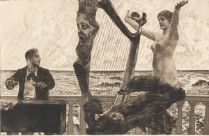 Opus XII, Brahmsin fantasia, 1894. tekijältä Max Klinger