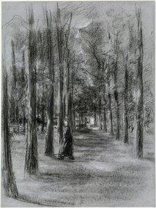 Puistokuja Larenissa tekijältä Max Liebermann