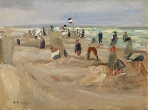 Noordwijkin rannalla tekijältä Max Liebermann