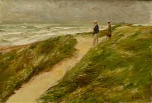 Dyynillä Katwijkin lähellä tekijältä Max Liebermann