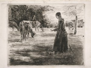 Laitumella (lähellä Deldeniä Hollannissa) tekijältä Max Liebermann