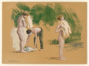 Badende Knaben tekijältä Max Liebermann