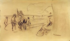 Badende Knaben tekijältä Max Liebermann