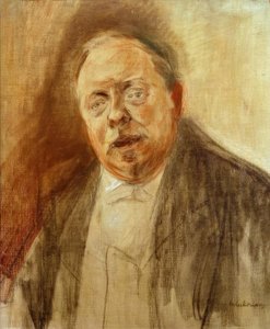 Muotokuvatutkimus Paroni Alfred von Berger tekijältä Max Liebermann