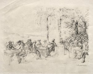 Kahvila Havelissa tekijältä Max Liebermann